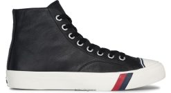 για άνδρες και γυναίκες Keds royal hi δερμάτινο sneaker μαύρος 006DX142