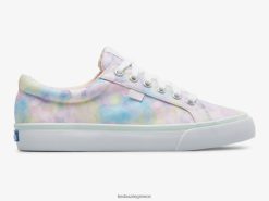 γυναίκες Keds άλμα kick καμβά αφηρημένη floral στάμπα πάνινα παπούτσια ροζ 006DX169