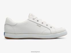 γυναίκες Keds κέντρο iii δερμάτινο sneaker άσπρο 006DX83