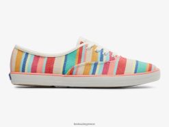 γυναίκες Keds πρωταθλητής φιλικό προς το περιβάλλον πάνινα παπούτσια ροζ μούλτι 006DX158