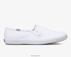 γυναίκες Keds πρωταθλητής slip καμβά σε sneaker άσπρο 006DX38
