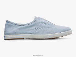 γυναίκες Keds Chillax πλενόμενο twill σε sneaker γαλάζιο 006DX60