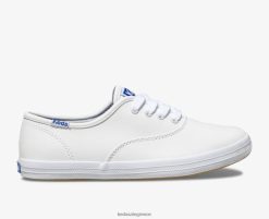 μεγάλο παιδί Keds πρωτάθλημα cvo sneaker δέρμα λευκό δέρμα 006DX229